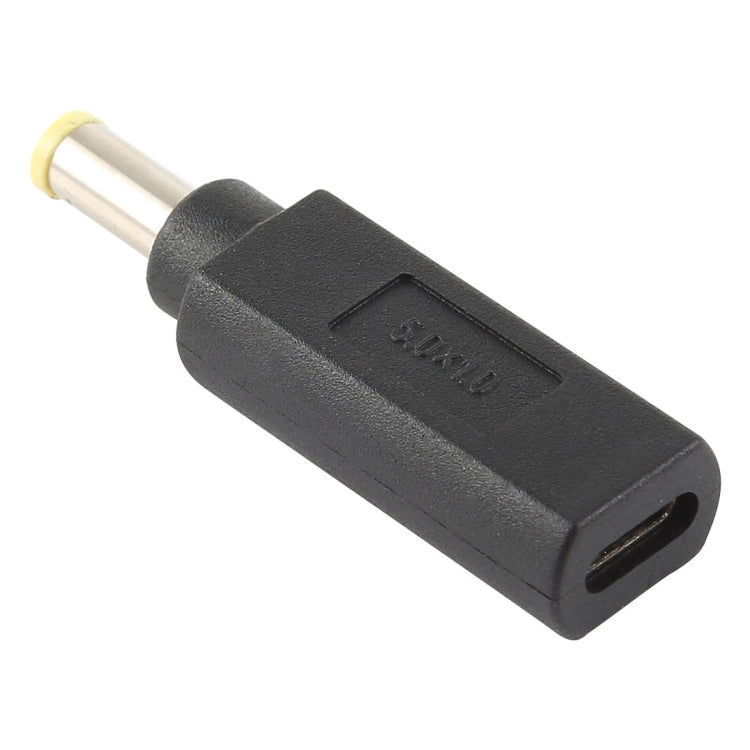 Adapter Connector for Samsung Notebook: USB-C Female to 5.0 x 1.0mm Male Plug