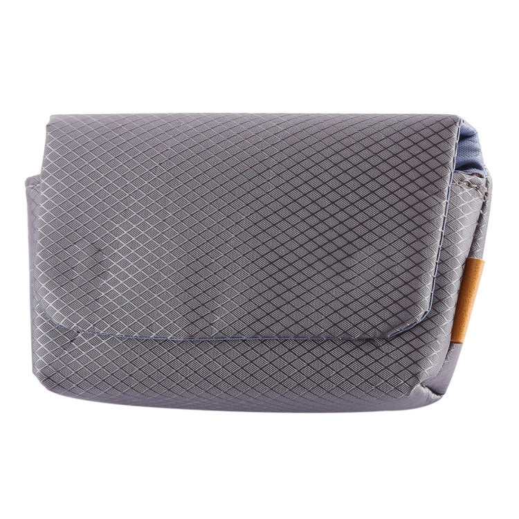 Rhombus Texture Nylon Camera Case Bag for Digital Cameras (Grey)