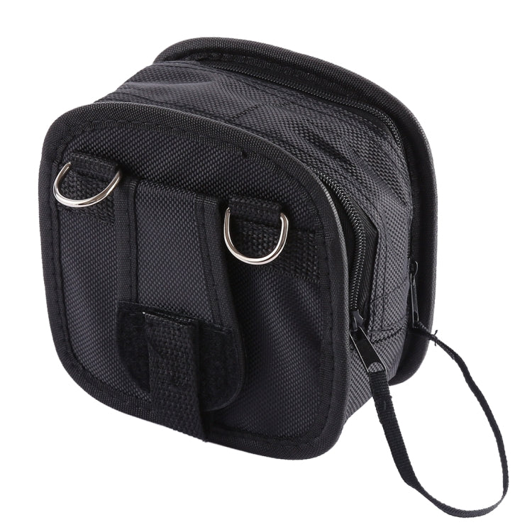 9-Piece Nylon Filter Bag with Strap, 14x12x6cm (Black)