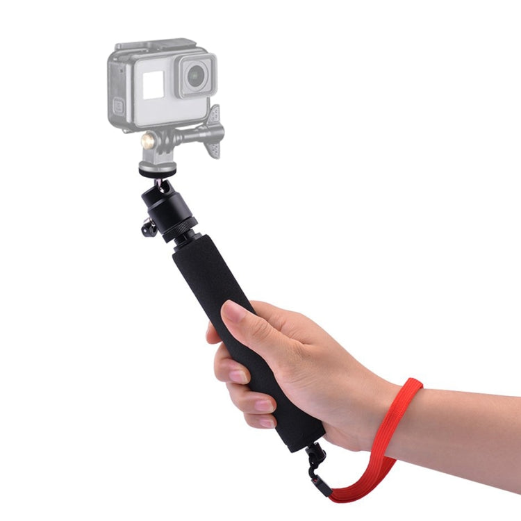 Telescopic Selfie Stick with 360 Degree Rotation and Red Rope
