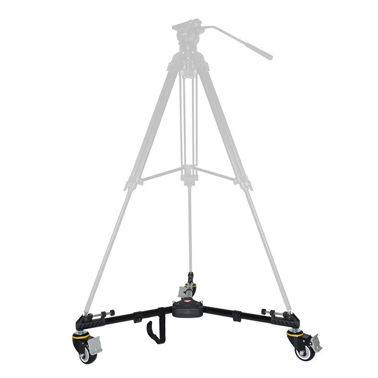 Kingjoy VX-600D Telescopic Tripod Pulley with Non-Slip Rubber Base