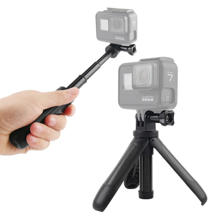 GP446 Multifunctional Mini Fixed Tripod for GoPro and Other Action Cameras (Black)