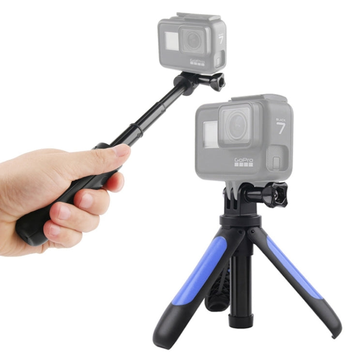 GP446 Multifunctional Mini Fixed Tripod for Action Cameras (Blue)