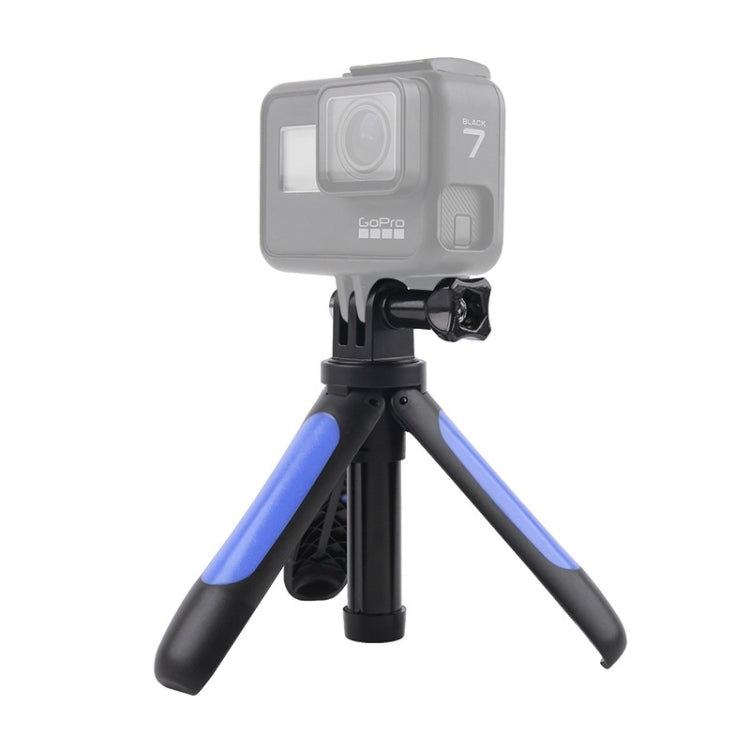 GP446 Multifunctional Mini Fixed Tripod for Action Cameras (Blue)