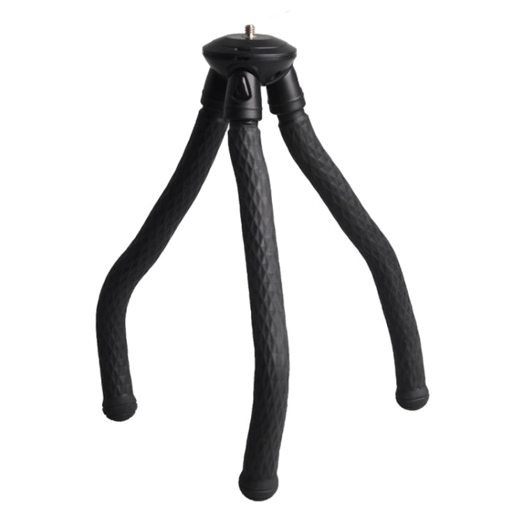 Flexible Mini Tripod Holder with 360 Degree Ball Head for Cameras, GoPro, Cellphones (Black)