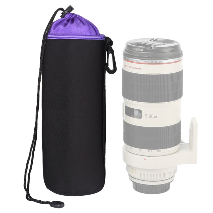 SLR Camera Lens Waterproof Protective Case - Purple