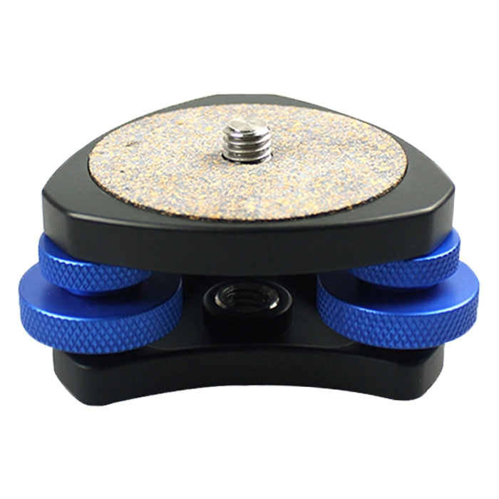 Leveling Base Tripod Head Plate with 3/8 inch Screw & 3 Adjustment Dials for Precise Camera Balance