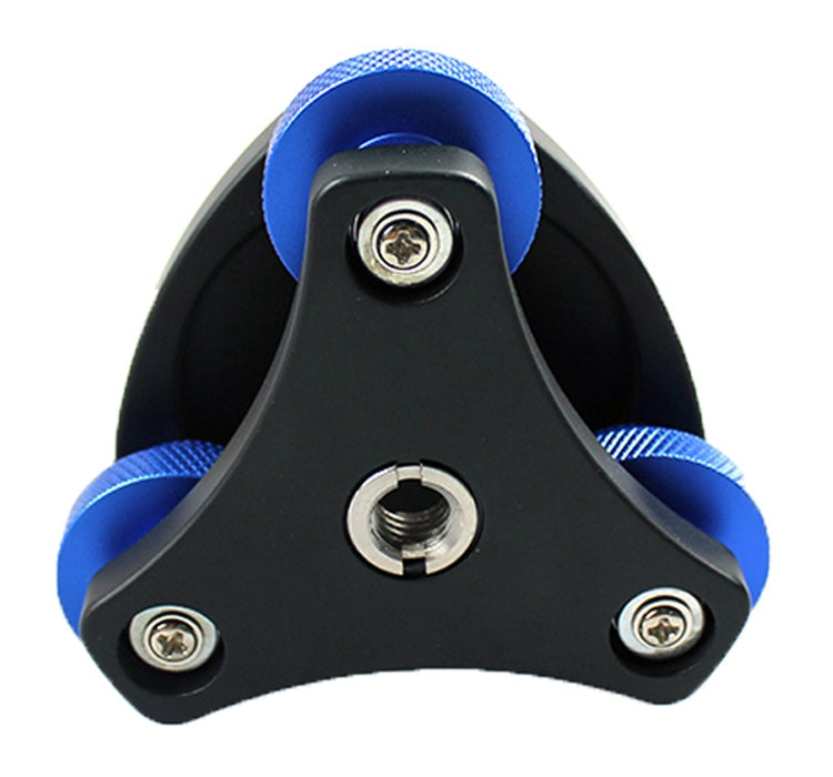 Leveling Base Tripod Head Plate with 3/8 inch Screw & 3 Adjustment Dials for Precise Camera Balance