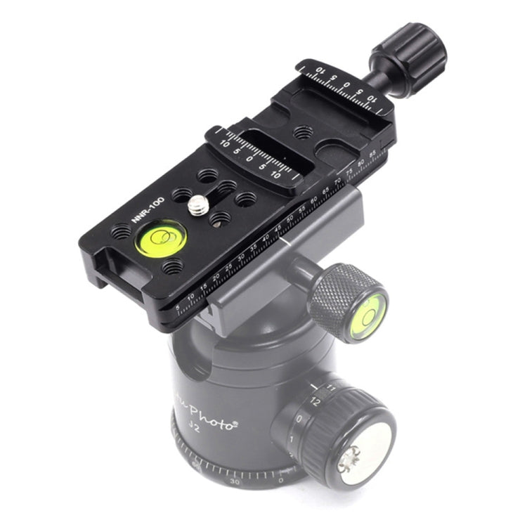 NNR-100 Multi-Purpose 100mm Nodal Rail Slide Plate with Quick Release Clamp and Macro Panoramic Bracket