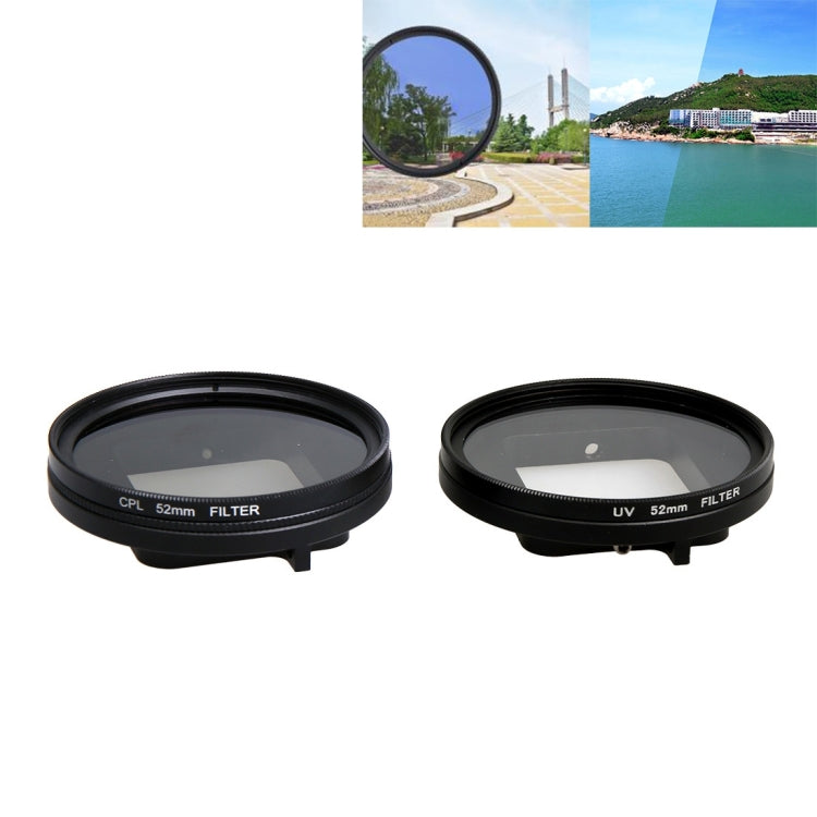 Professional Lens Filter Set for GoPro HERO5 with Protective Caps and Adapter Rings