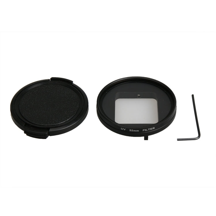 Professional Lens Filter Set for GoPro HERO5 with Protective Caps and Adapter Rings