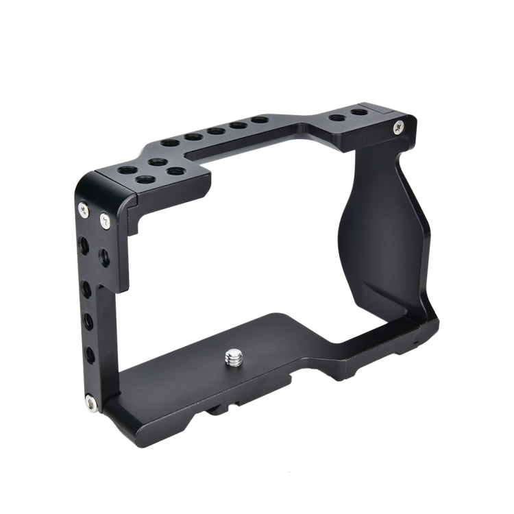YELANGU C6 Camera Video Cage Stabilizer for Sony A6000 / A6300 / A6500 / A6400 (Black) - Professional Videography Stabilizer