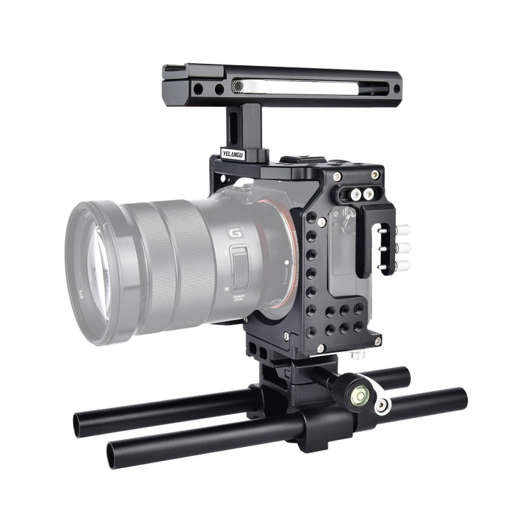 YELANGU CA7 YLG0908A-A Video Camera Cage Stabilizer for Sony A7 Series (Black)