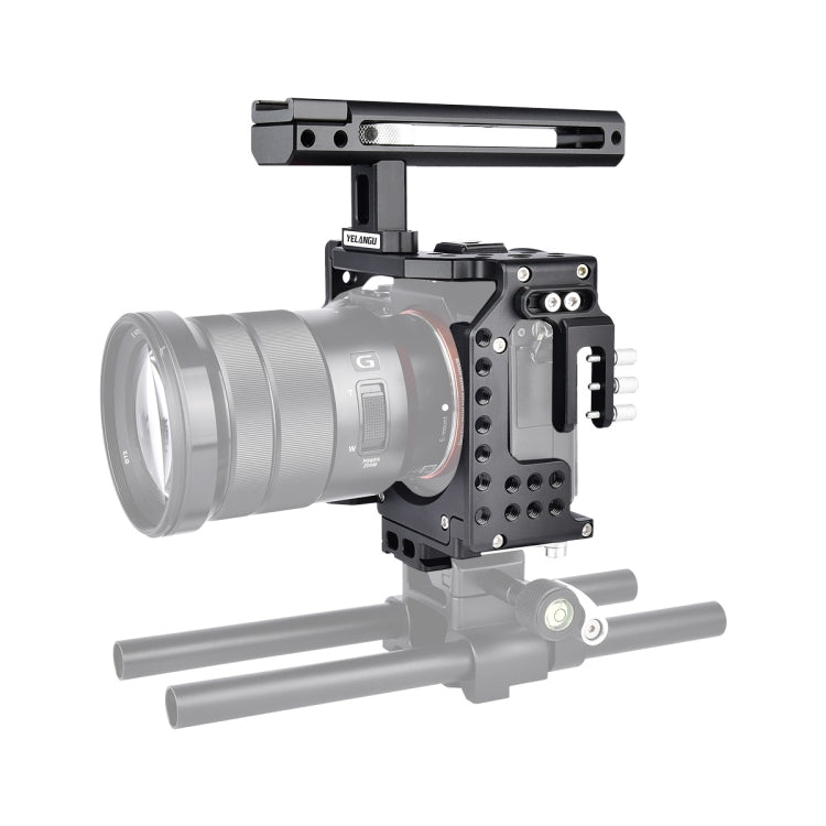 YELANGU CA7 YLG0908A Video Camera Cage Stabilizer for Sony A7 Series (Black)
