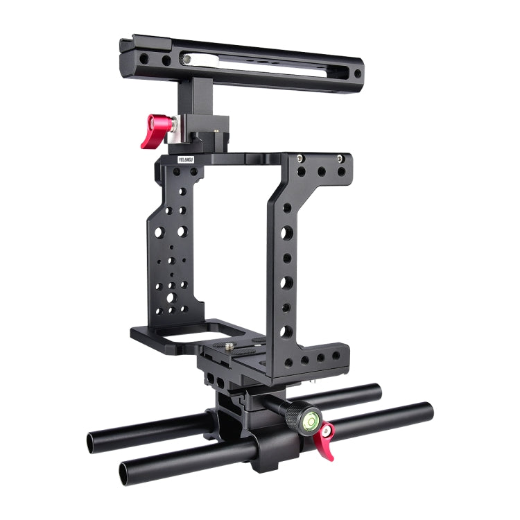 YELANGU C8 YLG0910 Handle Video Camera Cage Stabilizer(Black)