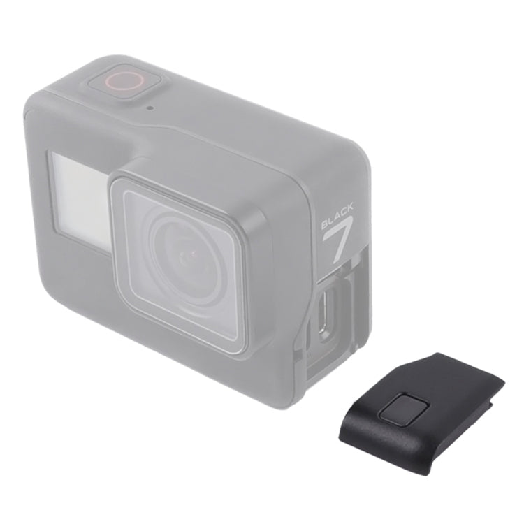 GoPro HERO7 White / Silver Side Interface Door Cover for Port Protection (Black)
