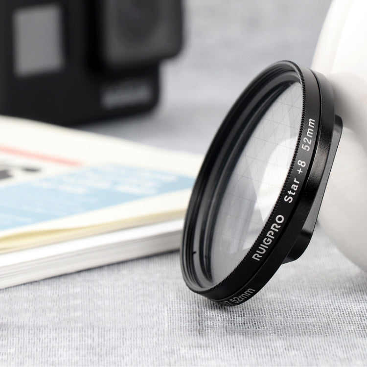 RUIGPRO 52mm 8X Star Effect Lens Filter for GoPro HERO 7/6/5