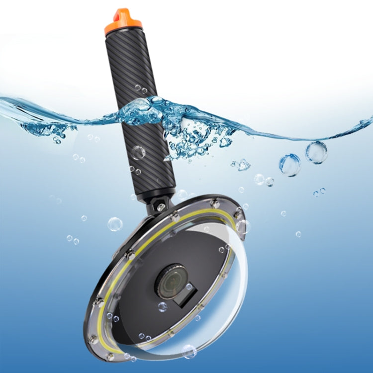 Floating Hand Grip Dome Port for DJI Osmo Action - Underwater Diving Camera Lens Transparent Cover