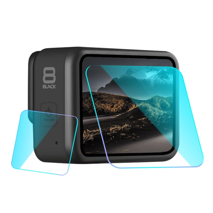 GoPro HERO8 Black Lens and LCD Display Tempered Glass Film with Scratch Protection