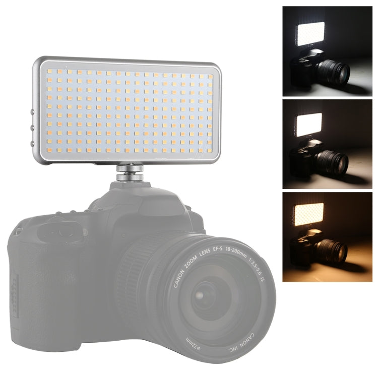 LED011S Pocket Studio Light with OLED Display and Cold Shoe Mount Adapter
