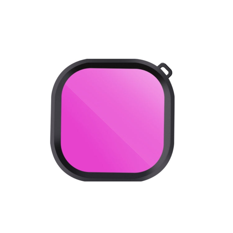 Diving Color Lens Filter for GoPro HERO8 Black Original Waterproof Housing (Purple, Red, and Pink Filters)