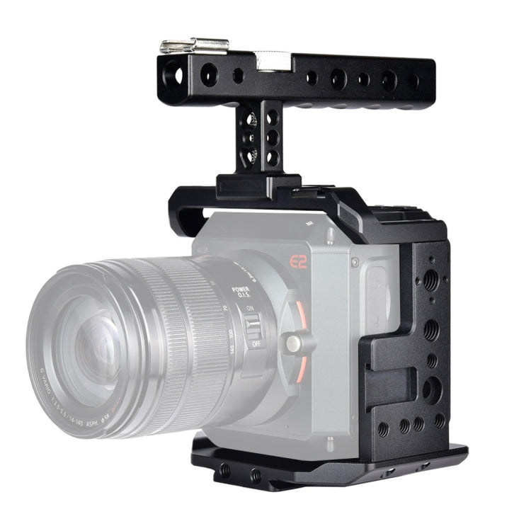 YELANGU C11 Adjustable Video Camera Cage Stabilizer for Z CAM E2 (Black)