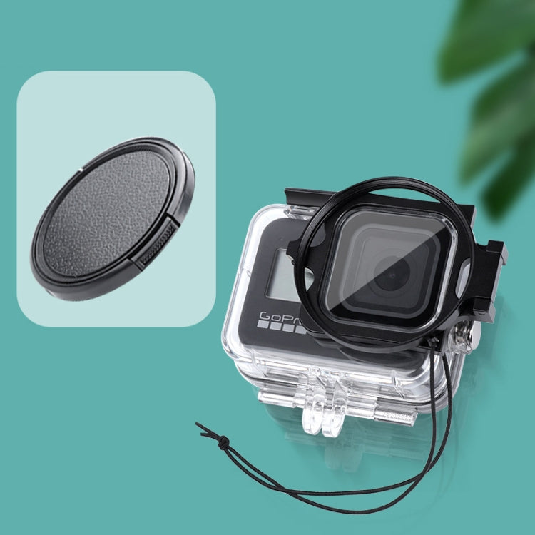 GoPro HERO8 58mm Filter Adapter Ring + Waterproof Case with Lens Cap by RUIGPRO