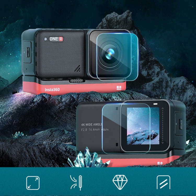 Insta 360 One R 4K Camera Tempered Glass Film Set