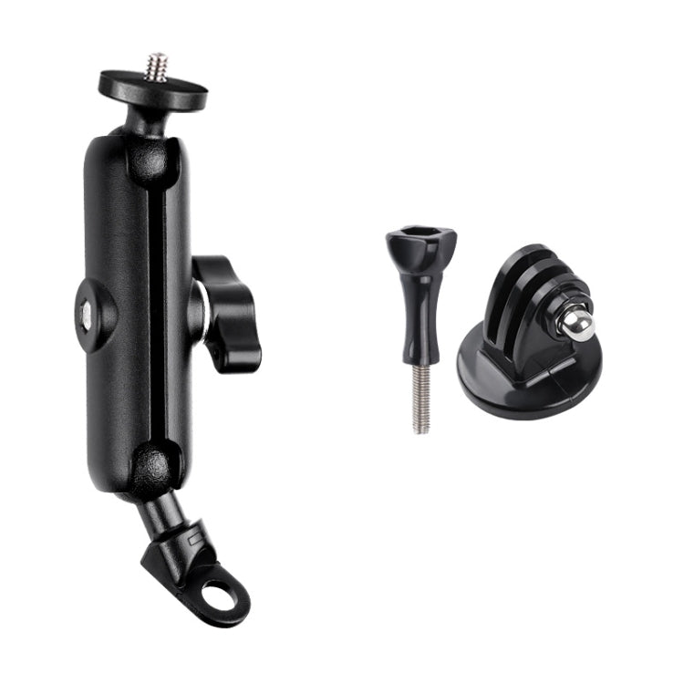 Action Camera Motorcycle Rearview Mirror Mount Holder with Tripod Adapter