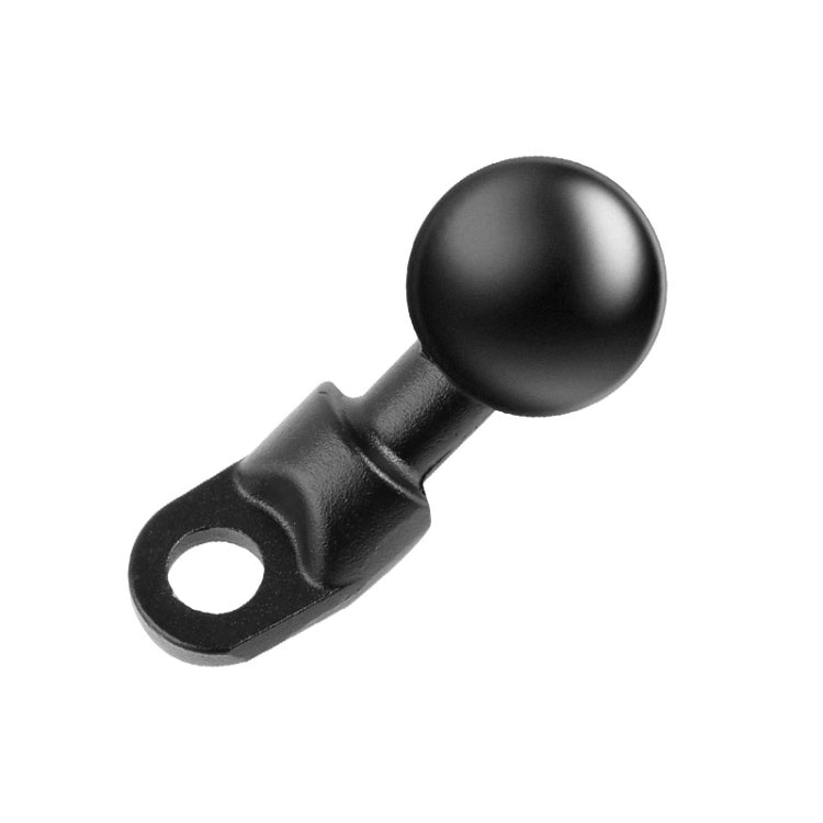 25mm Ball Head Motorcycle Rearview Mirror Mount for Action Cameras (Black)