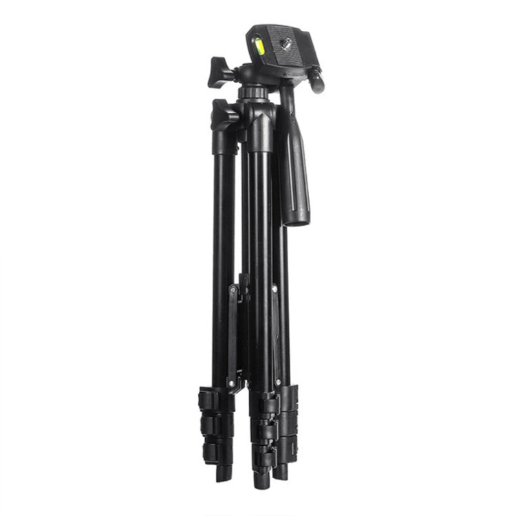 3120 Live Broadcast Tripod with U-Shape Three-Dimensional Tripod Head, Black