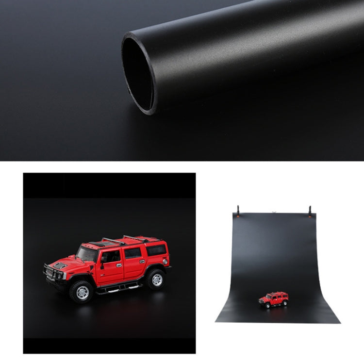 100x200cm PVC Matte Photography Background for Professional Results (Black)
