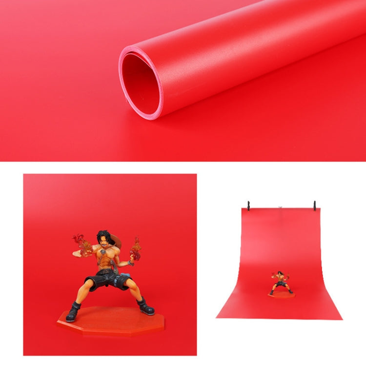 Matte Red PVC Photography Background - 120x200cm