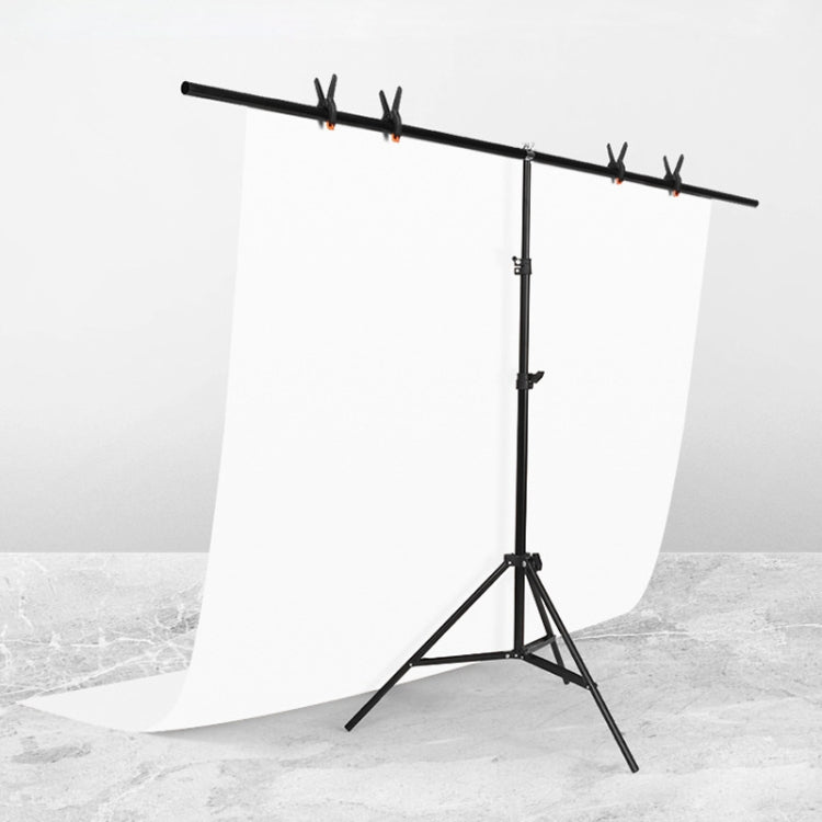 Professional T-Shape Photo Studio Background Support Stand with Adjustable Height