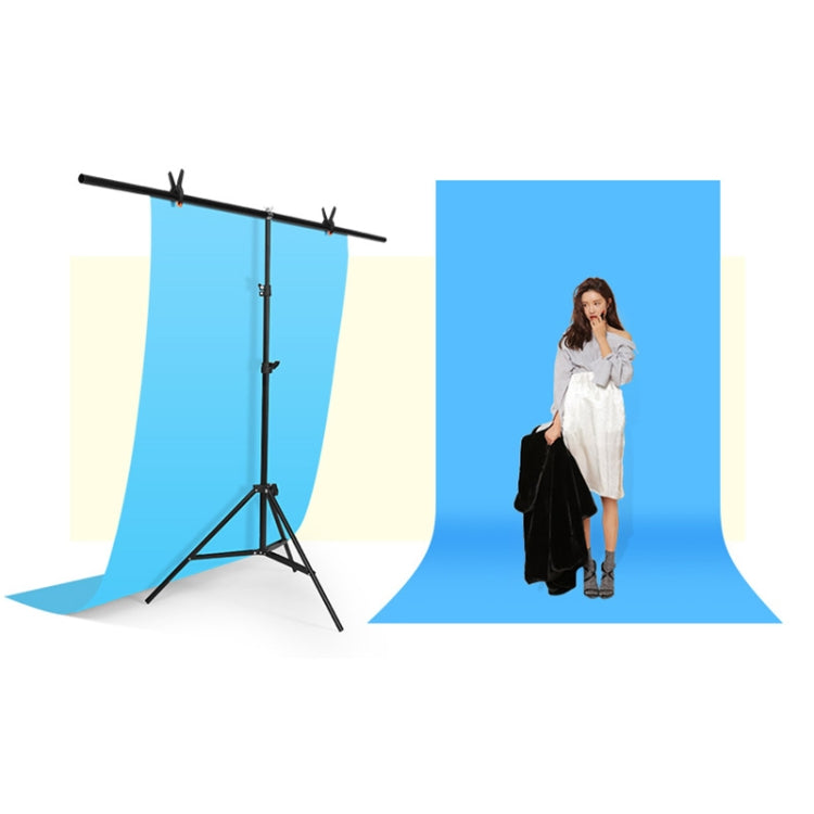 Professional T-Shape Photo Studio Background Support Stand with Adjustable Height