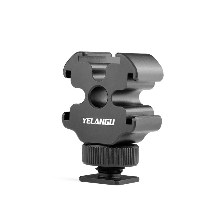 YELANGU YLG0601A A68 3-Head Cold Shoe Mount Adapter - Versatile Camera Accessory