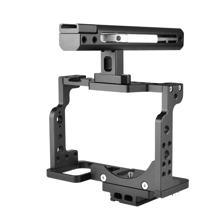 YELANGU C15-B YLG0711A-A Video Camera Cage Stabilizer with Handle for Nikon Z6/Z7 (Black)