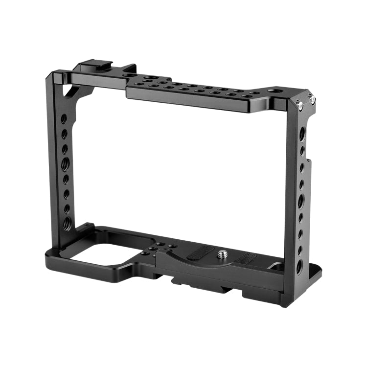 YELANGU C18 Video Camera Cage Stabilizer for Panasonic Lumix DC-S1H / DC-S1 / DC-S1R (Black)