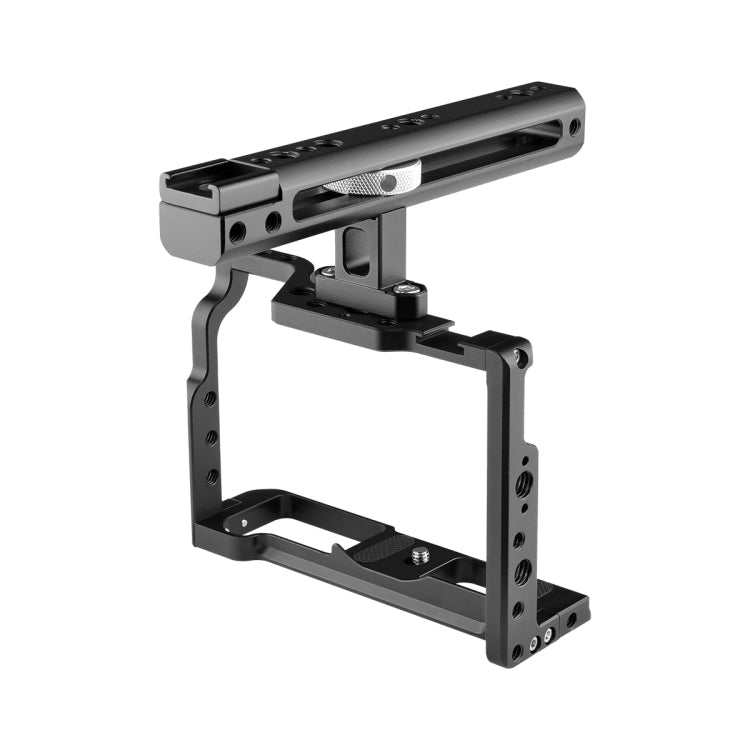 YELANGU C19 YLG0913A Video Camera Cage Stabilizer with Handle for Fujifilim XT2 / XT3 (Black) - Durable and Versatile Camera Stabilizer for Fujifilim XT2 / XT3