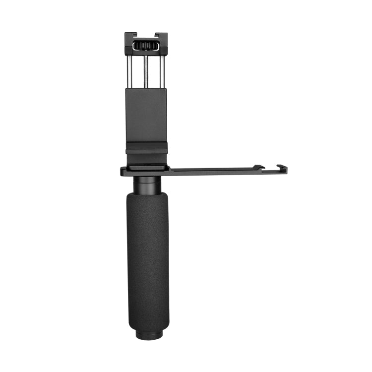 YELANGU PC09 Handheld Grip Holder Bracket with Photography Fill Light and Microphone Kit - Black