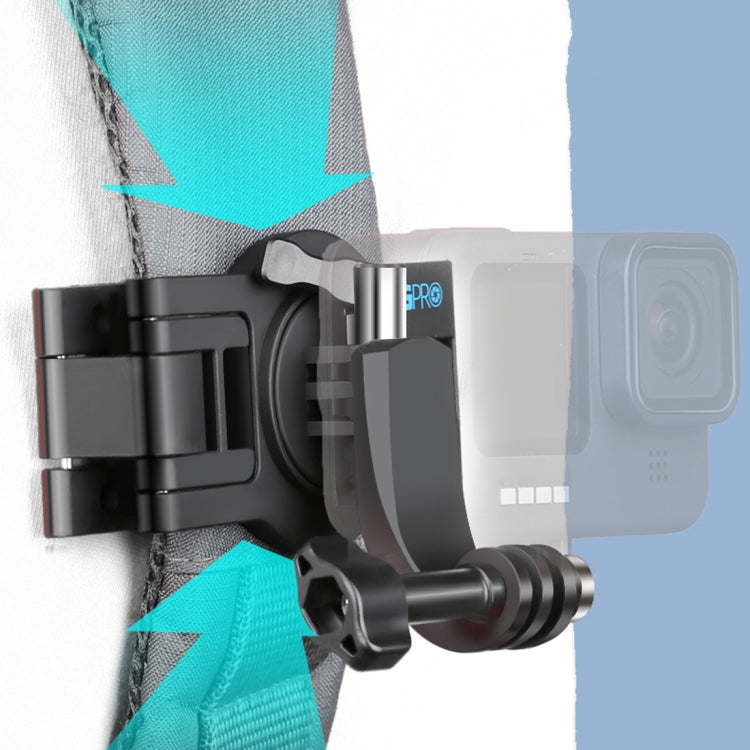 360 Degree Rotating Quick Release Strap Mount Shoulder Backpack Mount for Action Cameras