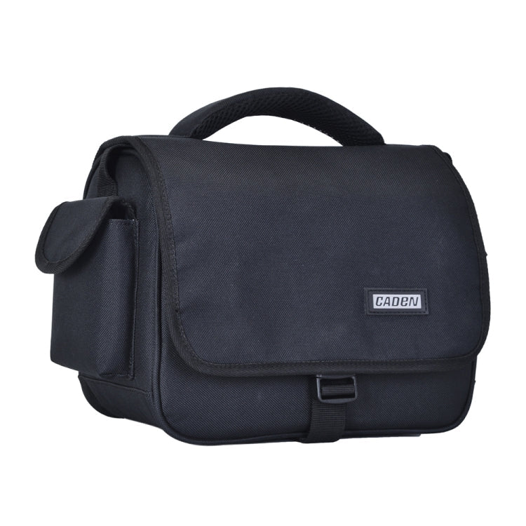 CADEN D27 Portable Camera Bag With Adjustable Strap, 24x19x14cm(Black)