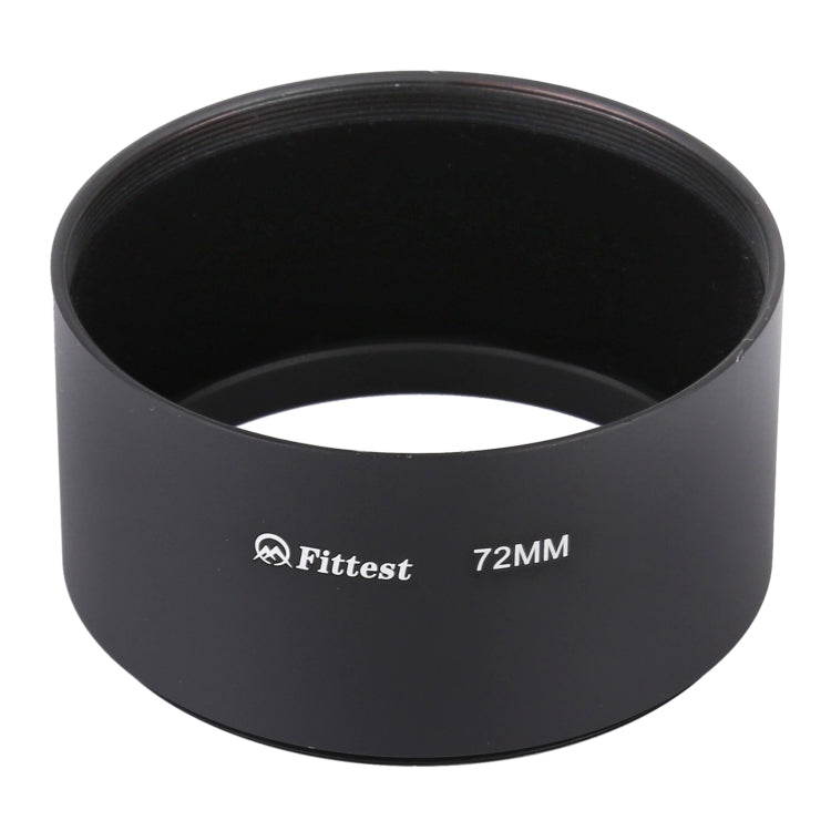 FITTEST 72mm Thread Type Metal Lens Hood for Medium Telephoto Lens