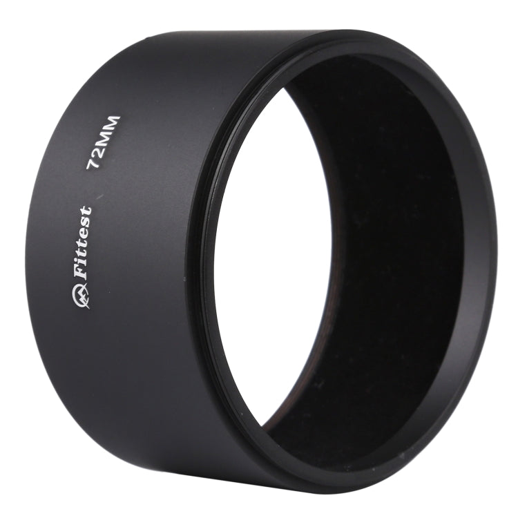 FITTEST 72mm Thread Type Metal Lens Hood for Medium Telephoto Lens