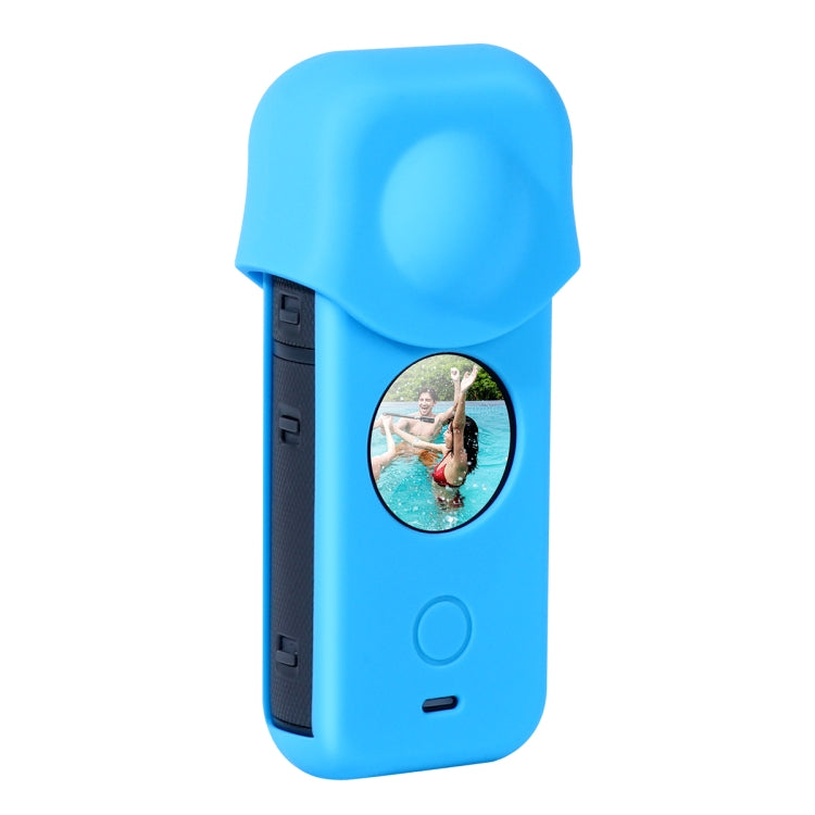 Blue Silicone Protective Case for Insta360 ONE X2