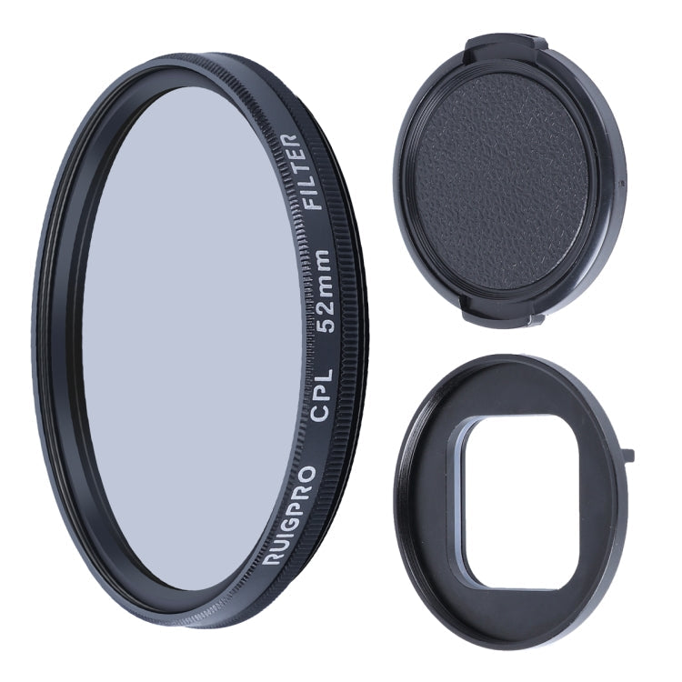 Professional 52mm CPL Lens Filter for GoPro HERO10 Black / HERO9 Black
