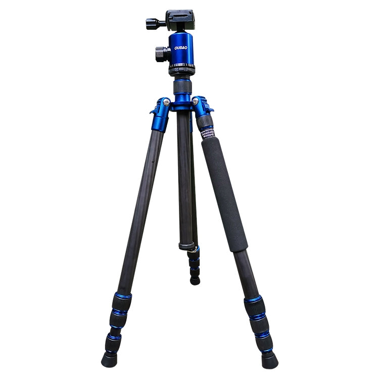 Adjustable Carbon Fiber Tripod with Ball Head for SLR Camera from TRIOPO Oubao C-608S