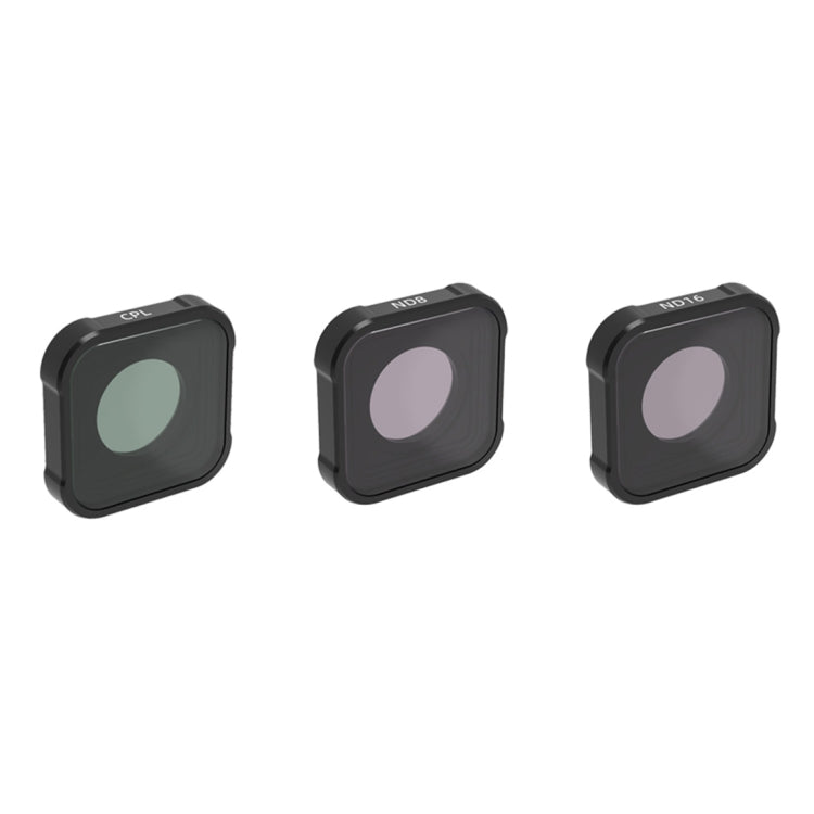 JSR KB Series CPL+ND8+ND16 Lens Filter for GoPro HERO10 Black / HERO9 Black
Safeguarding Lens Filter Set for GoPro HERO10 Black / HERO9 Black