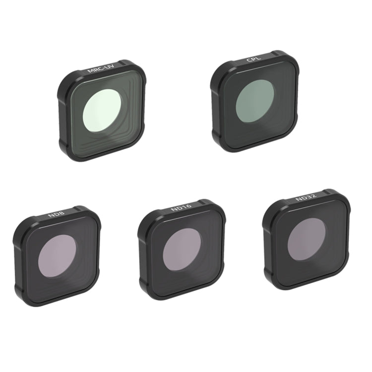 JSR KB Series Lens Filter for GoPro HERO10/HERO9 - MCUV+CPL+ND8+ND16+ND32