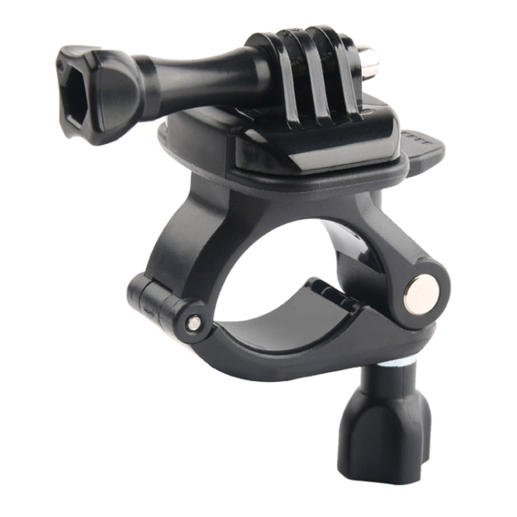 Bike and Motorcycle Handlebar Mount for GoPro and Action Cameras (Black)